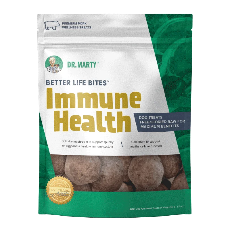 Dr. Marty Better Life Bites Immune Health 100% Freeze-Dried Raw Premium Beef Wellness Treats (3.5 oz)