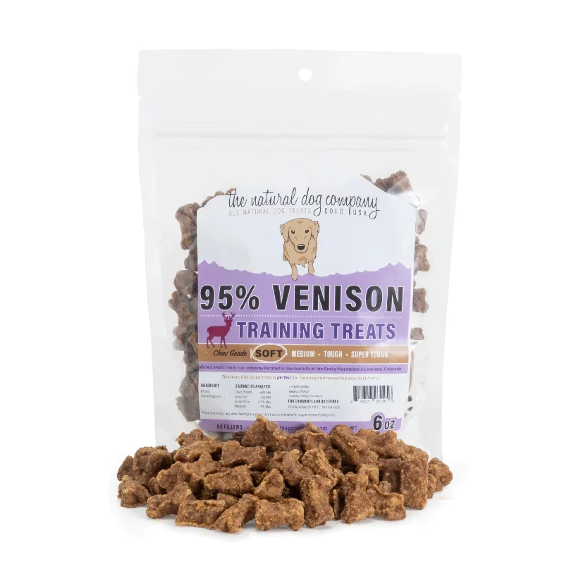 Tuesday's Natural Dog 95% Venison Training Bites 6oz