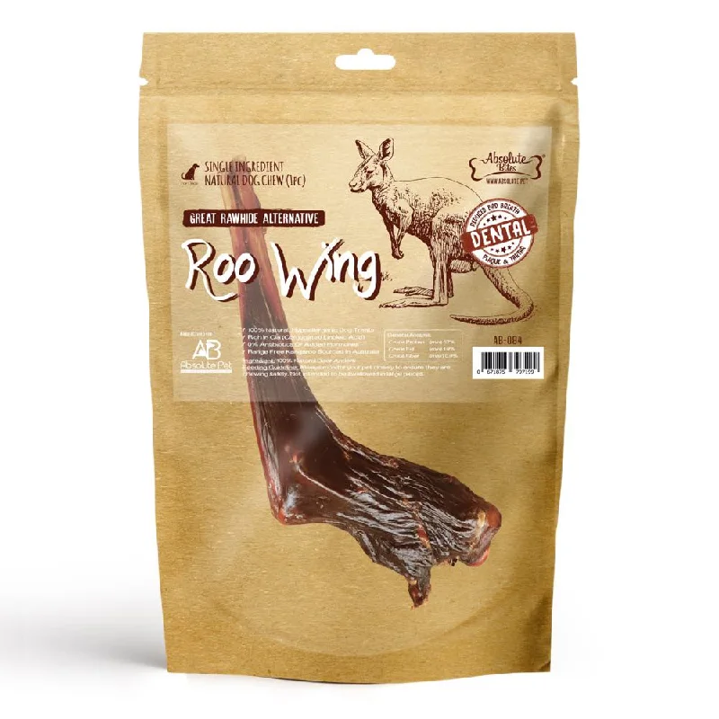 Absolute Bites Air Dried Roo Wing Dog Chew Treat