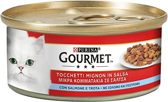 Gourmet Tocchetti Mignon Salmon & Trout in sauce, 195G