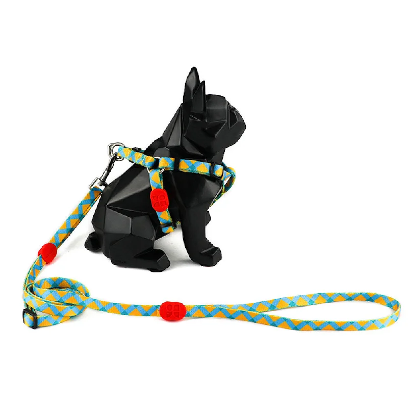 Hidream Profusion Y-Harness & Leash Set For Dogs (Sunrise) XS