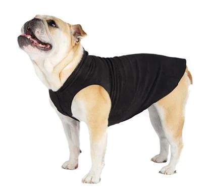 Gold Paw Stretch Fleece - Black