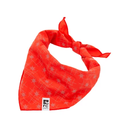 RC Pets Flare Reflective Dog Bandana - Stargazer Goji Berry