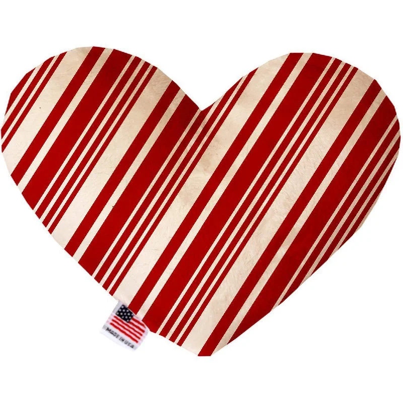 Heart Dog Toy Classic Candy Cane Stripes