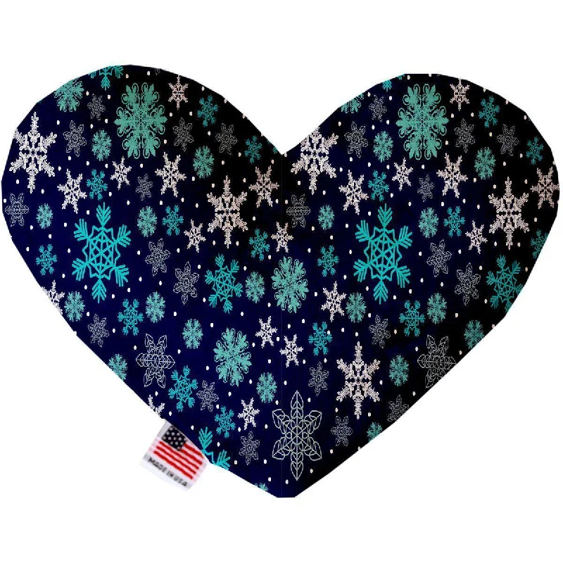 Heart Dog Toy Snowflake Blues