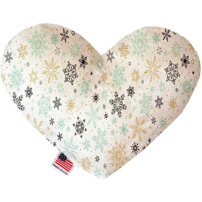 Heart Dog Toy Vintage Snowflakes