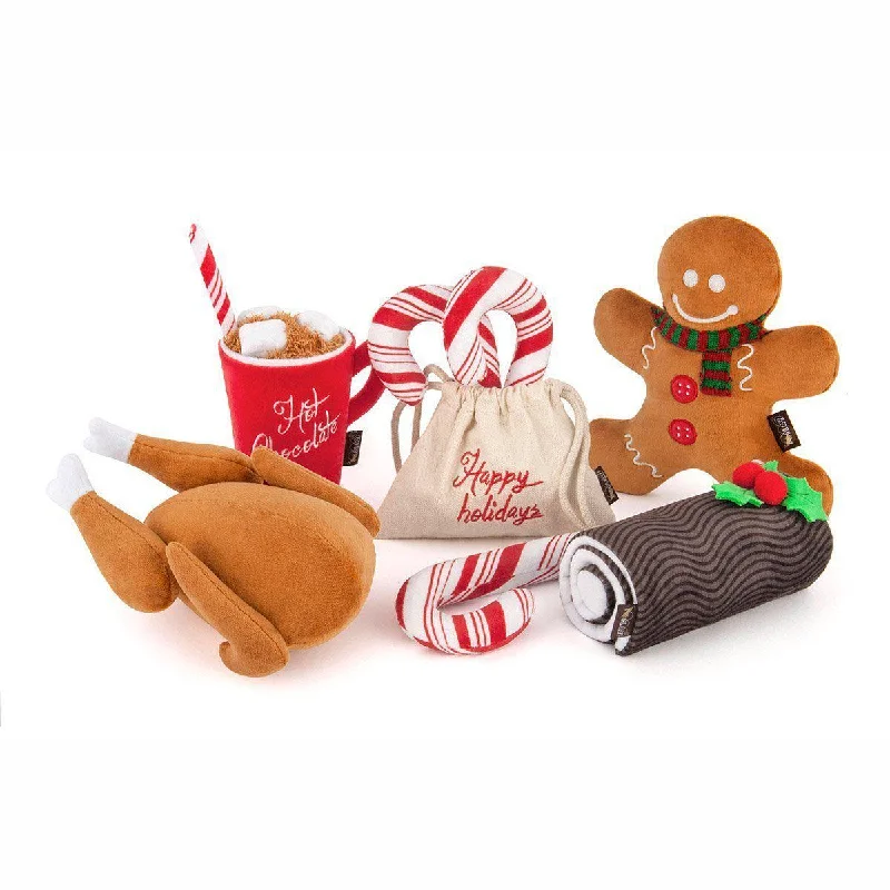 Holiday Classic Dog Toy Set Of 5