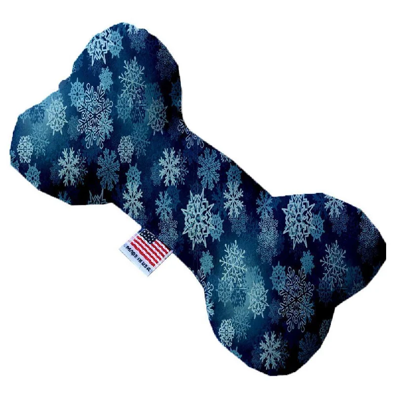 Plush Bone Dog Toy Winter Wonderland