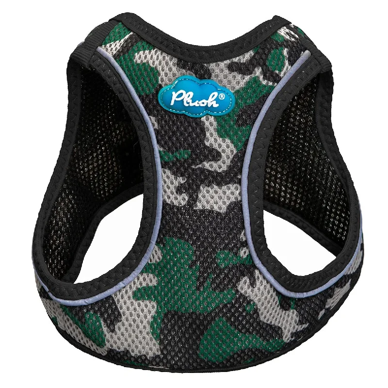 Plush Step In Air Mesh Dog Harness Camo