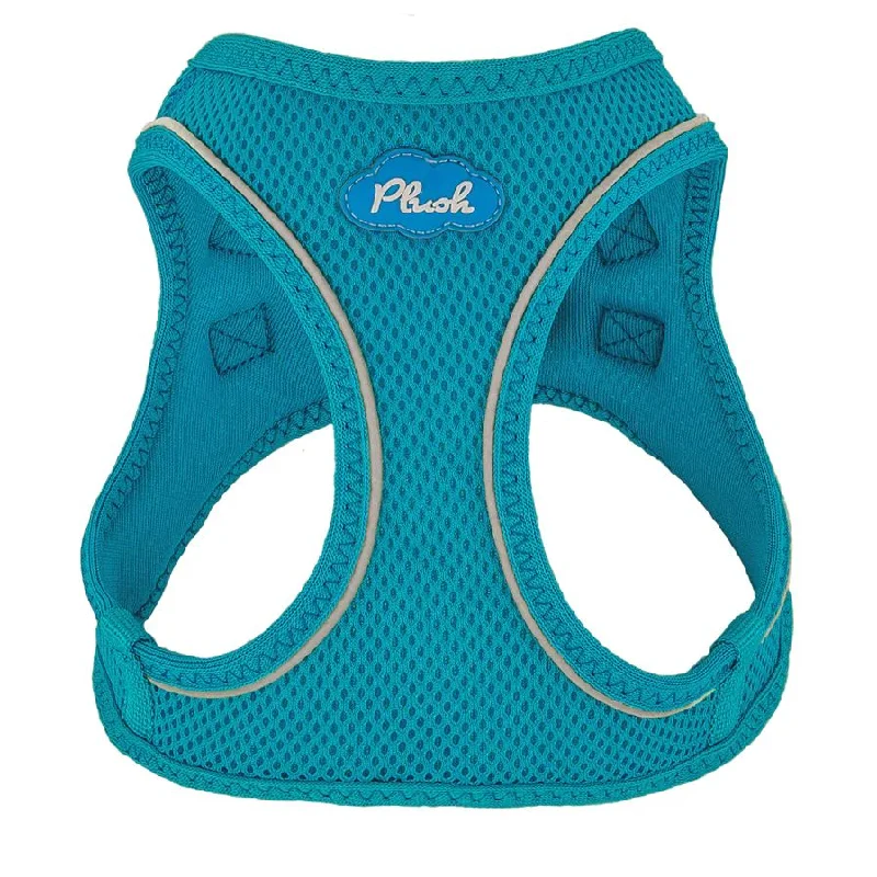 Plush Step In Air Mesh Dog Harness Horizon Blue