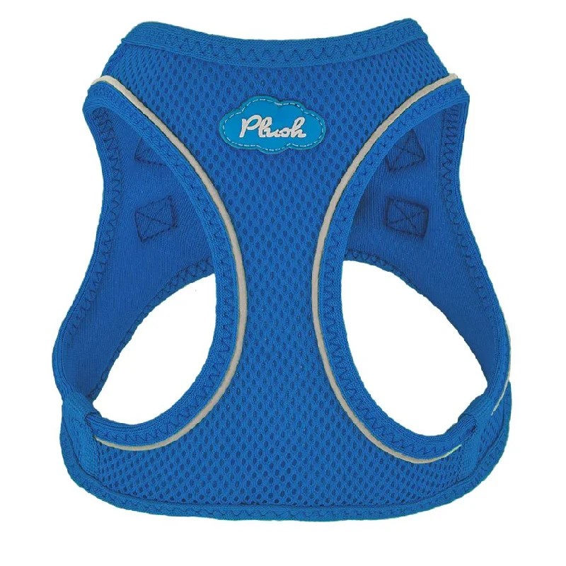 Plush Step In Air Mesh Dog Harness Lapis Blue