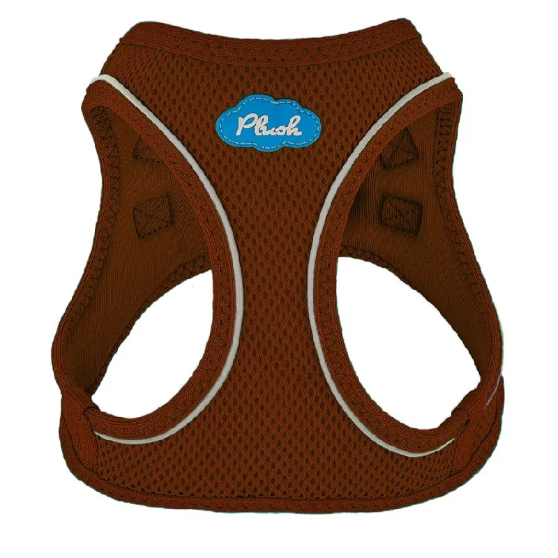 Plush Step In Air Mesh Dog Harness Toffee