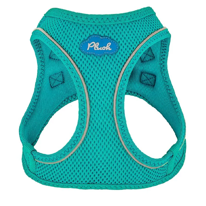 Plush Step In Air Mesh Dog Harness Turquoise