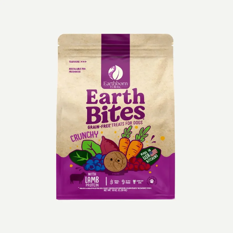 Earthborn Holistic EarthBites Lamb Meal Crunchy Dog Treats 10oz