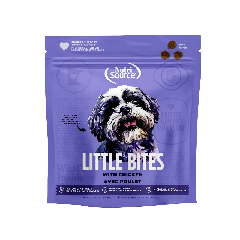 NutriSource Little Bites Chicken Dog Treats 6oz