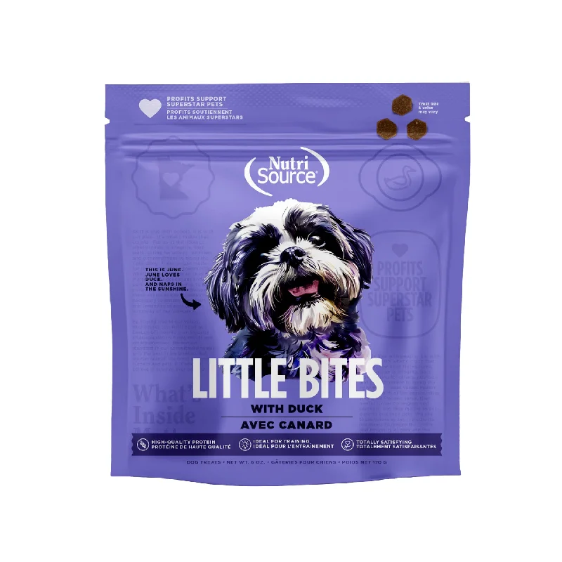 NutriSource Little Bites Duck Dog Treats 6oz